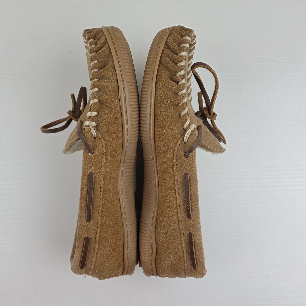Minnetonka Brown Leather Moccasins 4840 Women's Size 4 - Picture 9 of 13